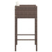 Bar Stools 4 Pcs With Cushions Brown Poly Rattan Gl67016659