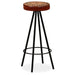 Bar Stools 4 Pcs Real Leather Xapaan