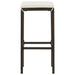 Bar Stools With Cushions 2 Pcs Brown Poly Rattan Gl68019