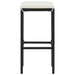 Bar Stools With Cushions 4 Pcs Black Poly Rattan Gl69216