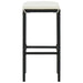 Bar Stools With Cushions 6 Pcs Black Poly Rattan Gl67519