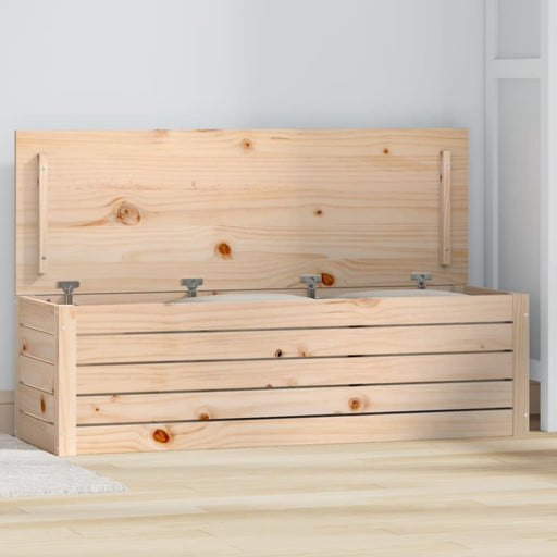 Storage Box 109x36.5x33 Cm Solid Wood Pine Nxtlxa