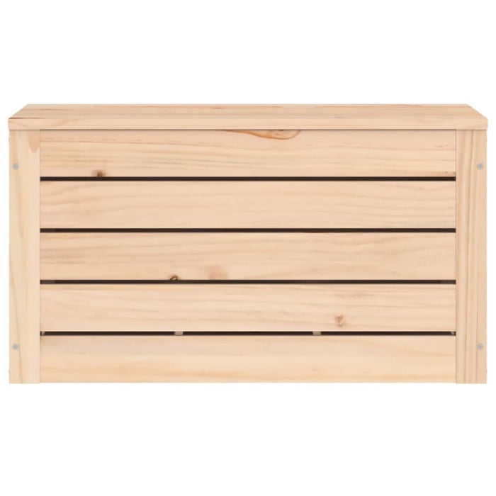 Storage Box 59.5x36.5x33 Cm Solid Wood Pine Nxtloa