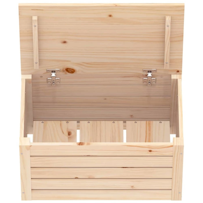 Storage Box 59.5x36.5x33 Cm Solid Wood Pine Nxtloa