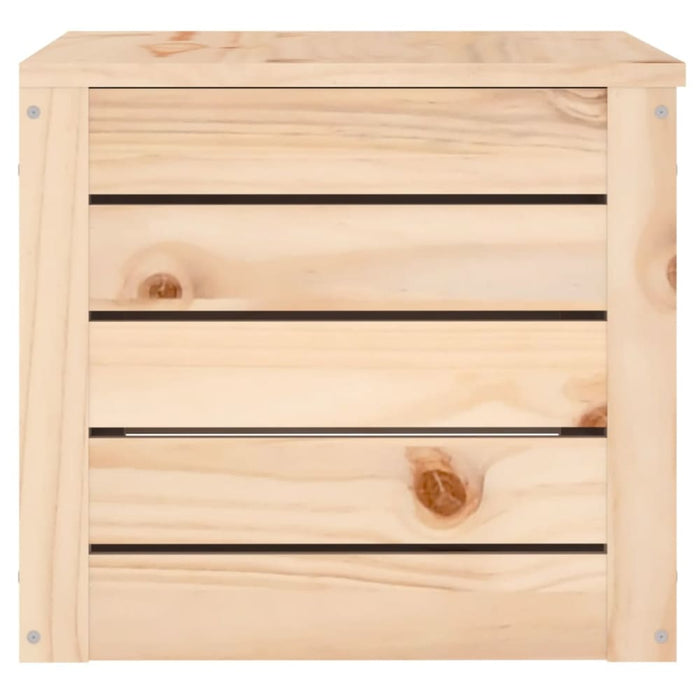 Storage Box 59.5x36.5x33 Cm Solid Wood Pine Nxtloa