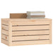 Storage Box 59.5x36.5x33 Cm Solid Wood Pine Nxtloa