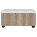 Storage Bench with Grey Cushion 69 Cm Cattail Tponox