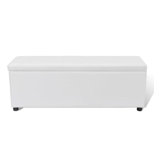 Storage Bench White Medium Size Xabanp