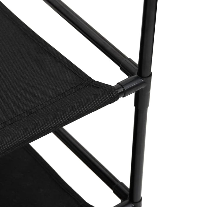 Storage Cabinet with 6 Drawers 55x29x55 Cm Black Steel
