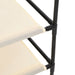 Storage Cabinet with 6 Drawers 55x29x55 Cm Cream Steel