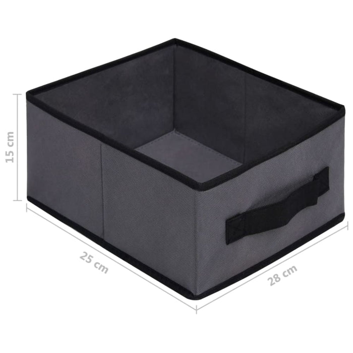 Storage Cabinet with 6 Drawers 55x29x55 Cm Grey Steel Xnntxx