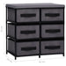 Storage Cabinet with 6 Drawers 55x29x55 Cm Grey Steel Xnntxx