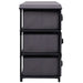Storage Cabinet with 6 Drawers 55x29x55 Cm Grey Steel Xnntxx