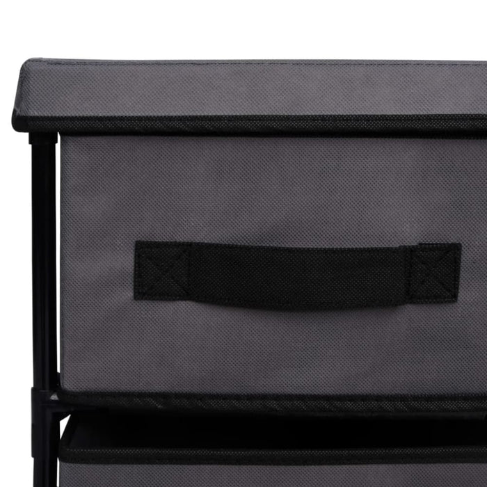 Storage Cabinet with 6 Drawers 55x29x55 Cm Grey Steel Xnntxx