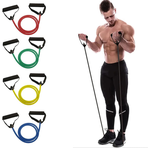 Strength Training Bands With Handles For Home Workouts