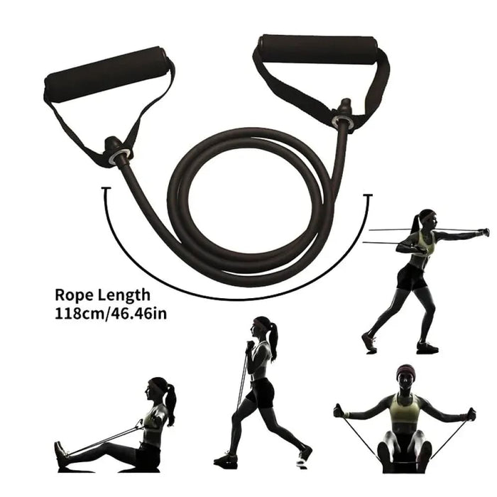 Strength Training Bands With Handles For Home Workouts