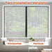 Striped Frosting Window Film