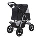 I.pet Pet Stroller Dog Carrier Foldable Pram Large Black