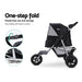 I.pet Pet Stroller Dog Carrier Foldable Pram Large Black