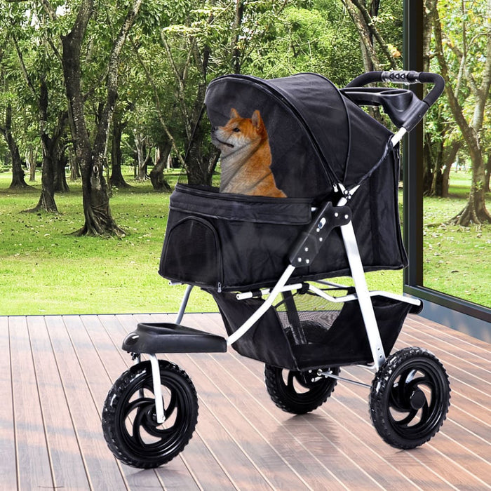 Goslash Picks Pet Stroller Pram Dog Carrier Trailer