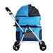 Pet Stroller Dog Pram Large Cat Carrier Travel Foldable 4