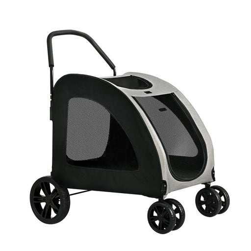 Pet Dog Stroller Pram Large Carrier Cat Travel Foldable