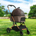 Pet Stroller Dog Pram Large Cat Carrier Travel Pushchair