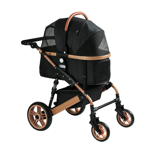 Pet Dog Stroller Pram Large Cat Carrier Travel Pushchair