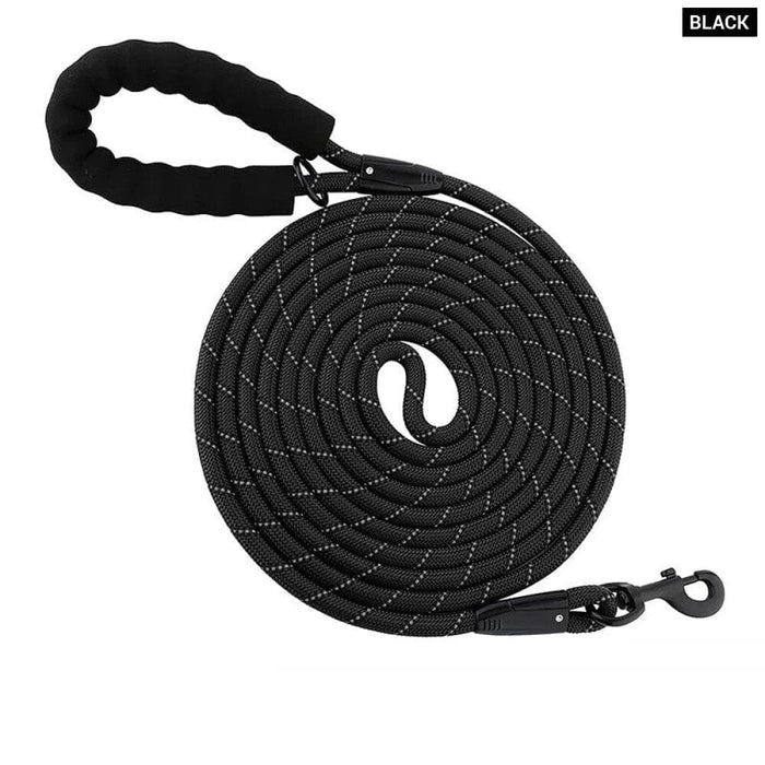 Strong Dog Leash Padded Handle Reflective