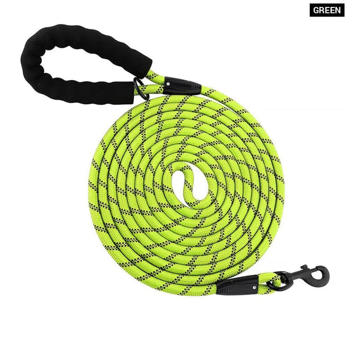 Strong Dog Leash Padded Handle Reflective