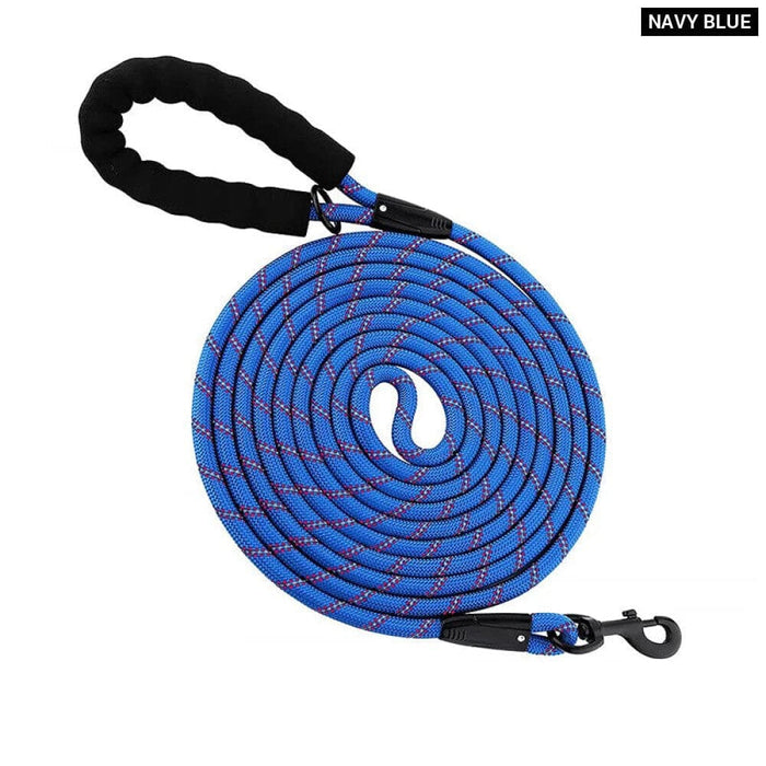 Strong Dog Leash Padded Handle Reflective