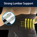 Strong Lower Back Brace Sweat Slim Belt For Sports Pain