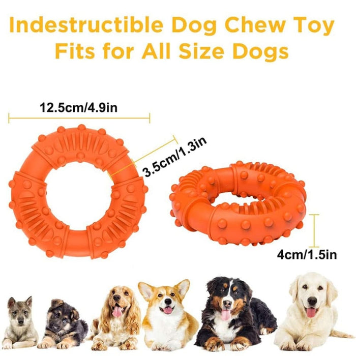 Strong Non-toxic Rubber Chew Toy For Dogs Teeth Cleaning