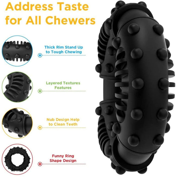 Strong Non-toxic Rubber Chew Toy For Dogs Teeth Cleaning