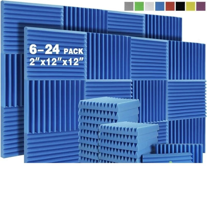 Studio Acoustic Soundproof Foam 6/12/24 Pcs Sound