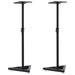 Studio Monitor Speaker Stands 2 Pcs Black Steel Ibbnt