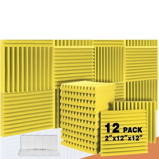 Studio Sound Absorbing Foam Panel 12 Pcs Proof Acoustic