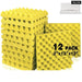 Studio Soundproofing Wedges Fire Resistant 12pcs Egg Crate