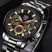 Stylish Mens Stainless Steel Quartz Watch With Date