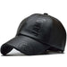 Stylish Pu Leather Letter Print Baseball Cap For Outdoor