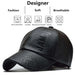 Stylish Pu Leather Letter Print Baseball Cap For Outdoor