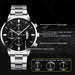 Stylish Silver Stainless Steel Quartz Wrist Watch For Men