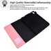 Suede Cross Texture Magnetic Clasp Leather Tablet Case