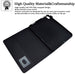 Suede Cross Texture Magnetic Clasp Leather Tablet Case