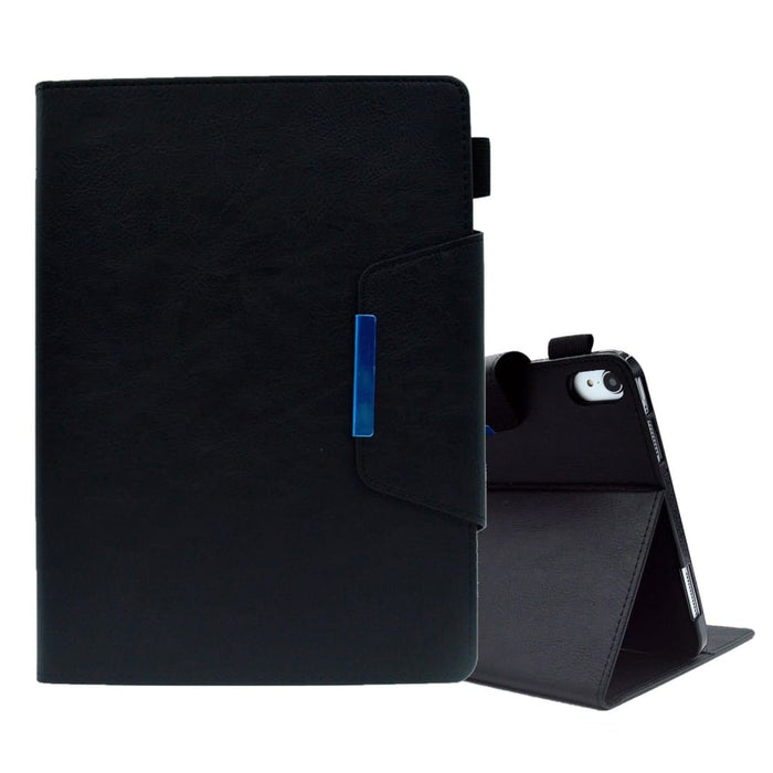 Suede Cross Texture Magnetic Clasp Leather Tablet Case