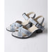 Summer Womens Black And White Eraser Leather Simple Sandals