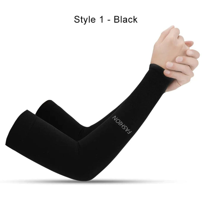 Sunshade Ice Silk Arm Sleeves For Summer Sports