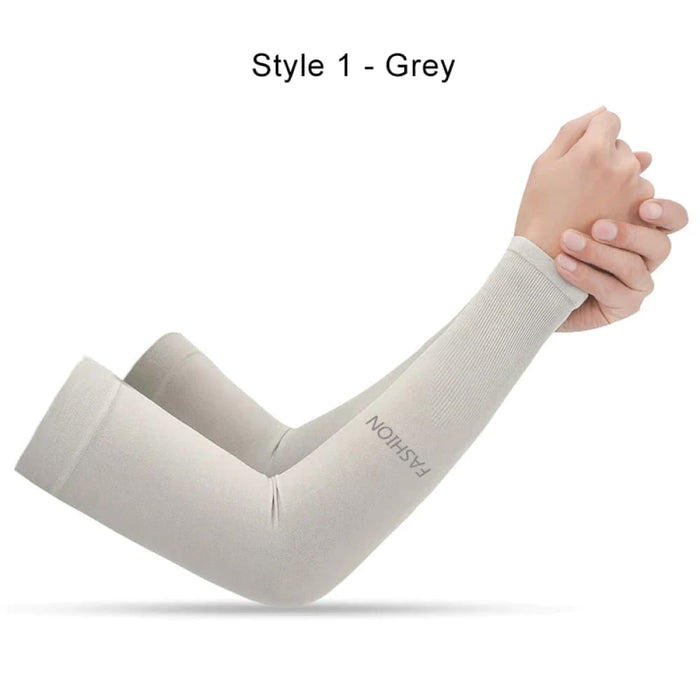 Sunshade Ice Silk Arm Sleeves For Summer Sports