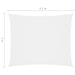 Sunshade Sail Oxford Fabric Rectangular 2x3.5 m White Otpxpl