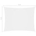 Sunshade Sail Oxford Fabric Rectangular 3x5 m White Otpxli